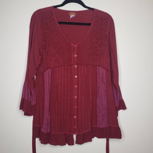 Scully Western| Button Down Tunic - Picture 1 of 8